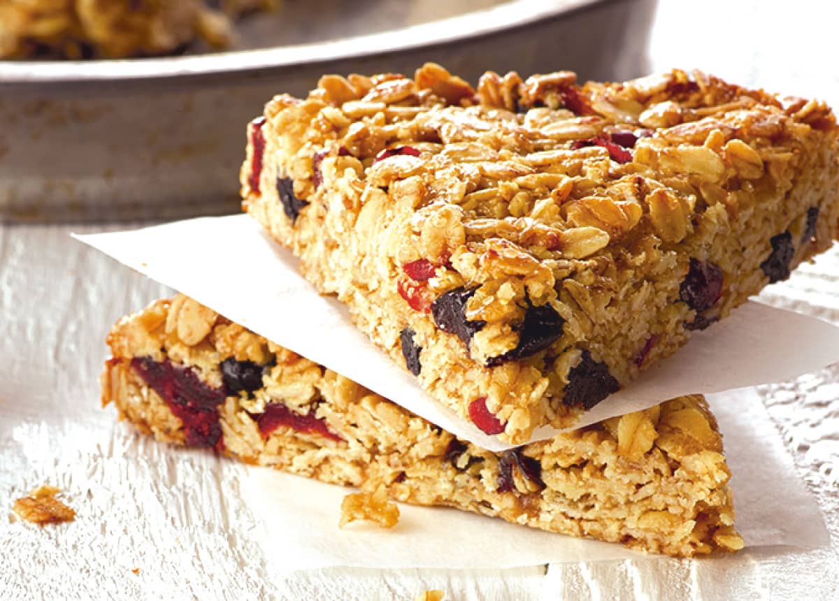 Root and Fruit Flapjacks